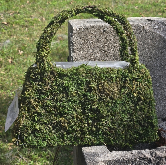 NWT 8.8" Decorative Moss Purse by Ashland - Picture 3 of 8